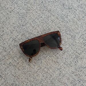 CELINE Brown Tortoiseshell Sunglasses